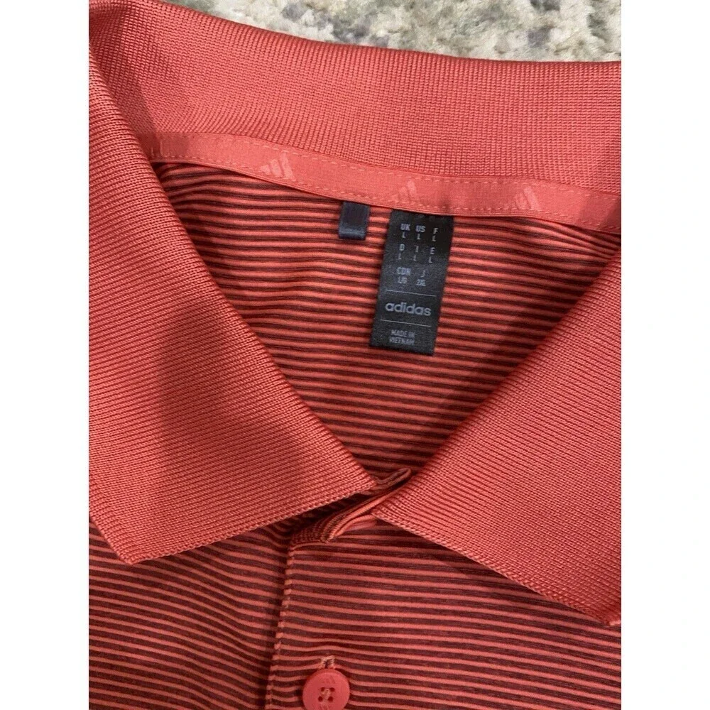 Lot (9) GOLF POLOS - Adidas, Izod, Nike - Size Large - Nike Golf Mock Neck